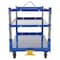 Vestil Blue/Yellow Steel Adjustable Ergo Cart Glass Filled Nylon Casters AEC-3660-3-GFN - alternate 4